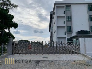 Motorized Stainless Steel 304 Retractable Gate