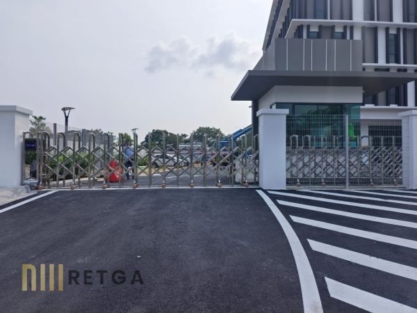Motorized Stainless Steel 304 Retractable Gate - Image 2