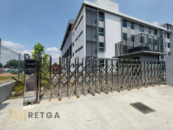 Motorized Stainless Steel 304 Retractable Gate - Image 3