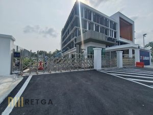 Motorized Stainless Steel 304 Retractable Gate