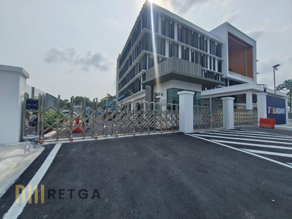 Motorized Stainless Steel 304 Retractable Gate